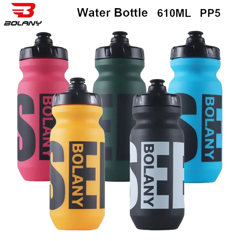 

BOLANY 610ml Cycling Water Bottle - Leakproof Large Capacity Sports Bottle with Locking Cap Outdoor Portable Hydration for Road