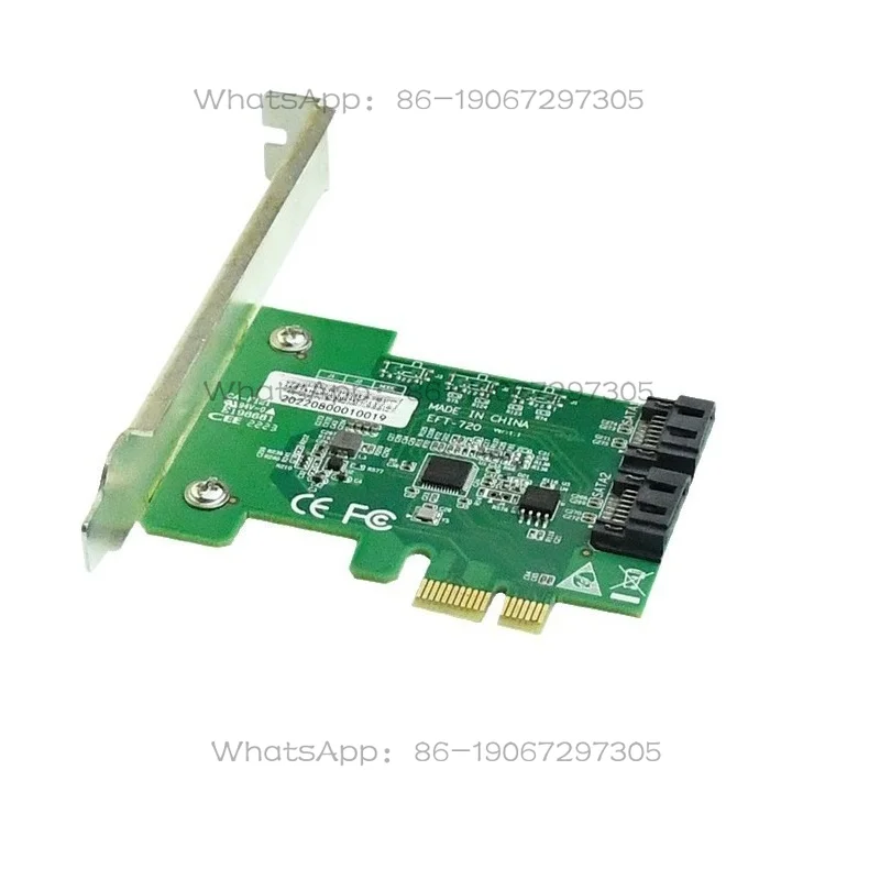 

Карта RAID EFT-720Raid PCIEX1 с золотым контактом, поддерживает RAID1/RAID0, карта расширения для RAID-массивов