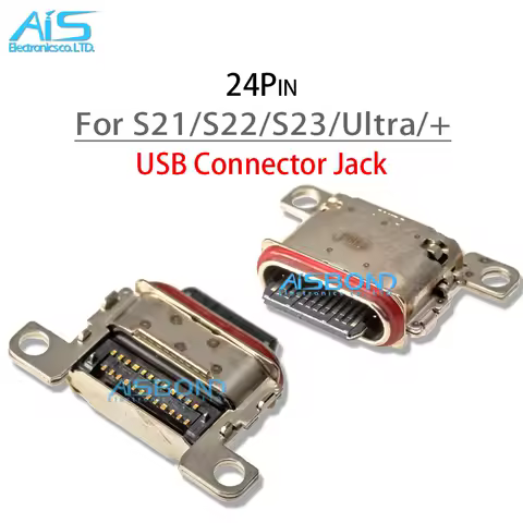 10Pcs/Lot Type-C Mobile Charger Connector Jack USB Charging port dock For SamSung Galaxy S21 S21+ S22 S22+ S23 S23+ Ultra Plus