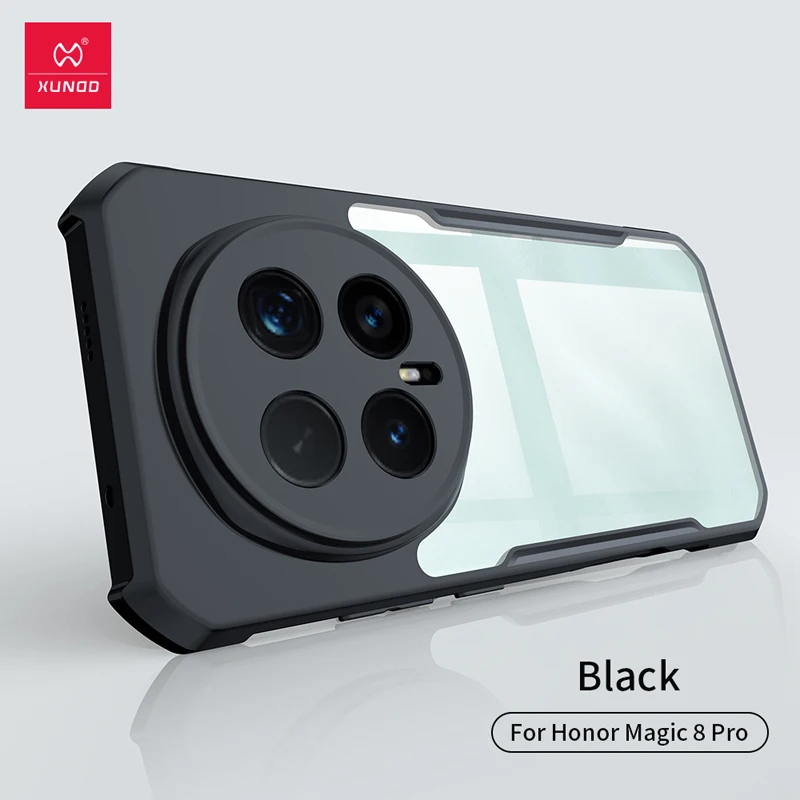 For Honor Magic 8 Pro Case Xundd Airbag Shockproof Translucent PC TPU Frame Back Anti-knock Matte Cover For Magic8 Pro