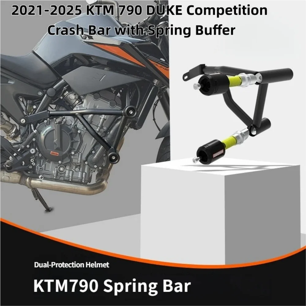 For KTM 790DUKE 390DUKE All-Round Body Safety Bumper, Reinforced Thick Bracket Anti-Deformation Frame Crash Protector Parts view 2