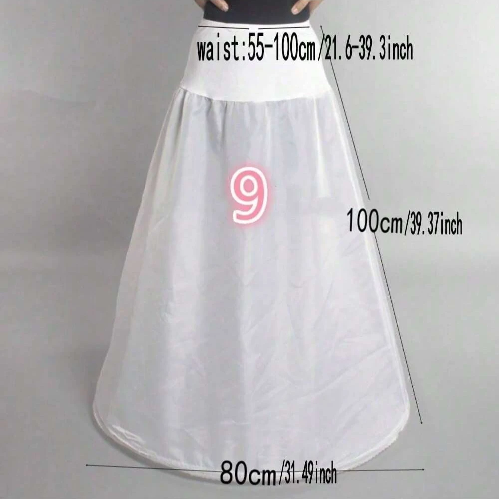 Ballkleid Braut Slip Hoop Rock Hochzeit Petticoat Unterrock Krinoline – Detail 9
