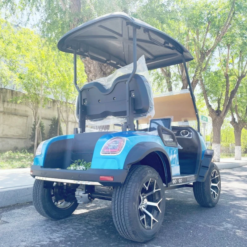 Electric Golf Cart Long Life For Enhanced Performance And Comfort Off-Road Tires Seats With Armrests Gear Adjustment Foot Pedal