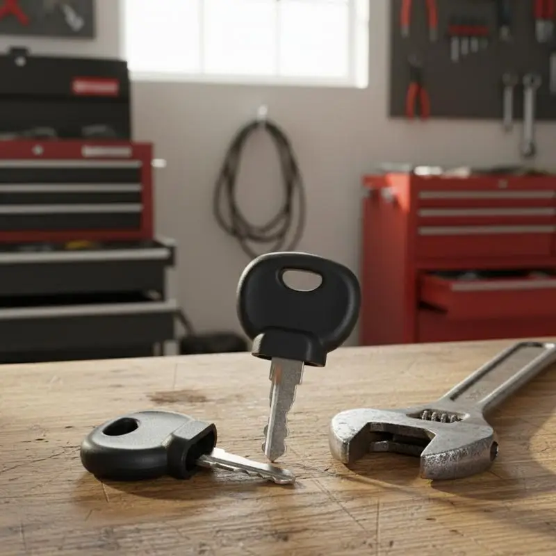 14607 Excavator Ignition Key Replacement for Heavy Equipment Secure Fit for Start Switch Daily Use for Operators