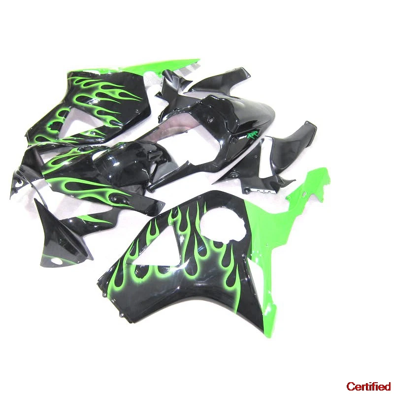 

New Green flame Fairing kit Fit For Honda CBR954RR 2002 2003 High quality fairings CBR 954rr 02 03 Bodywork Parts NS35