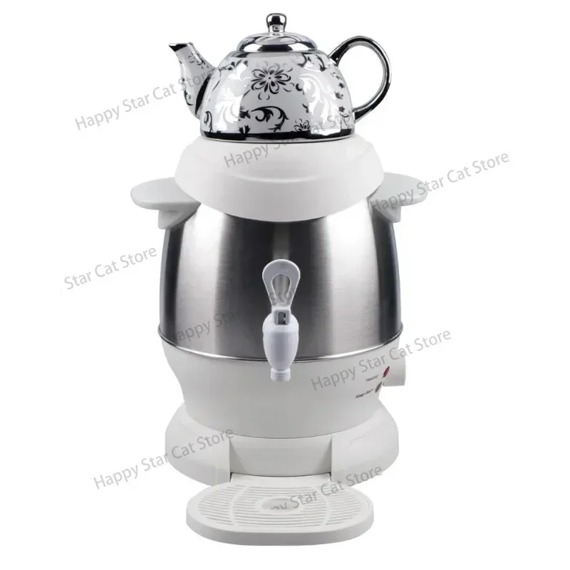 Large Capacity Insulation Long Mouth Switch European Standard Household Double-Layer Stainless Steel Kettle Turkey Teapot Sets