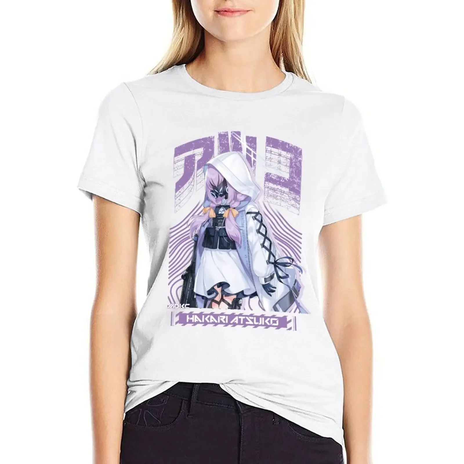 Hakari Atsuko (Blue Archive) T-shirt female graphics oversized t shirts for Women graphic