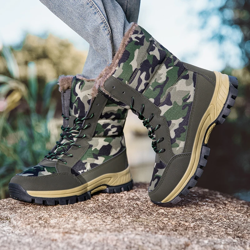 

Модная женская зимняя обувь на теплом меху, Botas Mujer, женские зимние ботинки, зимние ботинки на платформе, толстые плюшевые непромокаемые нескользящие ботинки