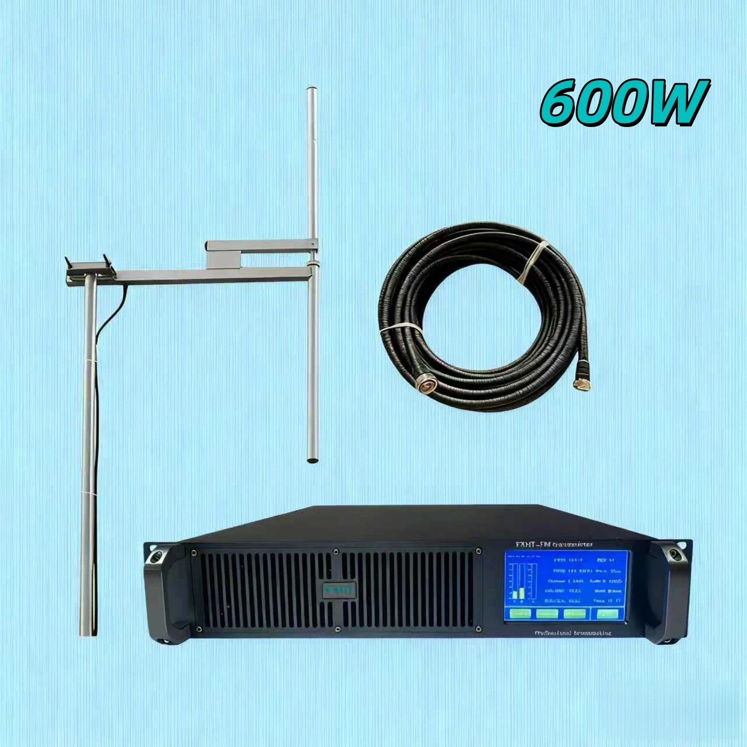 

HP- Super Value Combination YXHT-2-2U, 600W Complete FM Transmitter Kit (1-Bay Antenna + 30M Cable)