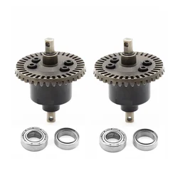 2Pcs Front Rear Differential with Bearing for Traxxas Slash 4X4 VXL Stampede Rustler 1/10 RC Car Upgrade Parts