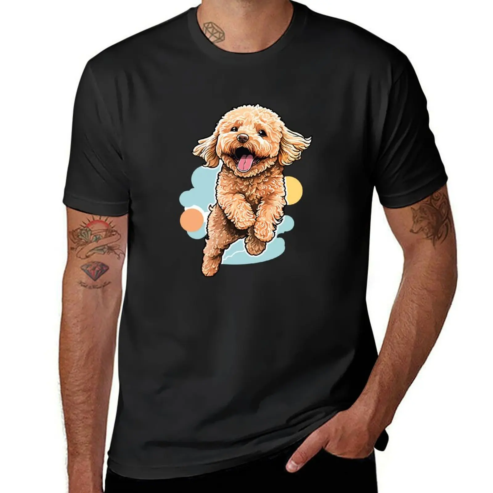 Apricot Blonde Cockapoo T-Shirt cute tops sublime korean fashion vintage clothes oversized t shirt men