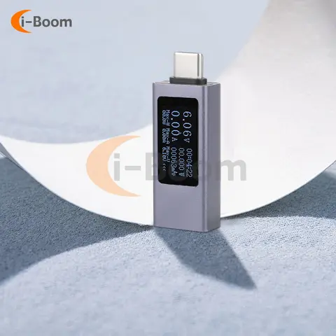 Multifunction USB Power Tester High Precision Charging Power Monitoring Instrument LED Digital Display Type-C Interface