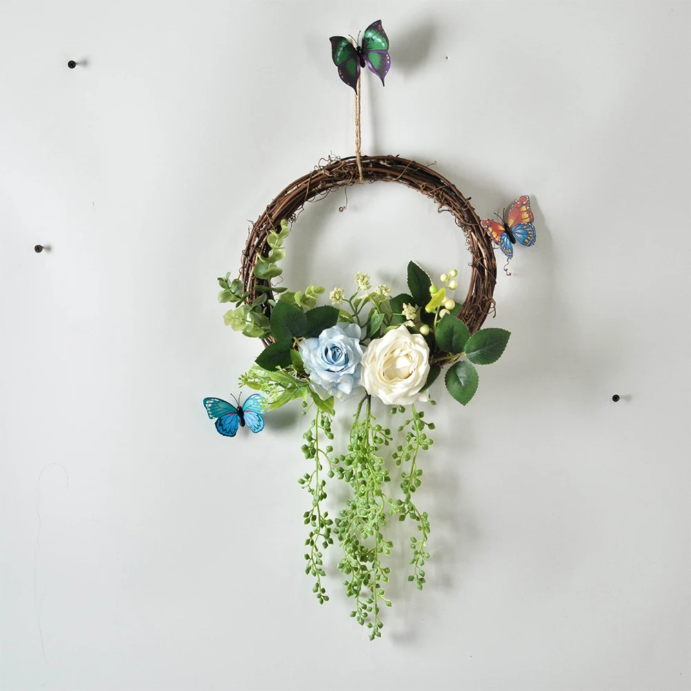 

Rose Hanging Flower Flower Hanging Colorful Wall Decor Garland Rose Fake Garland Festival Party Home Decor