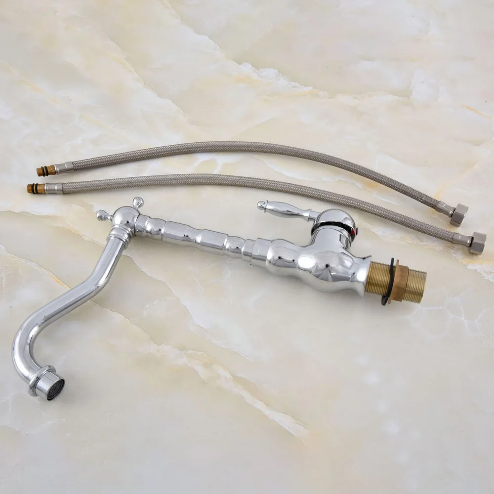 مصقول الكروم النحاس المطبخ بالوعة الحمام قطب صنبور صنبور الساخن الباردة صنبور حوض خلاط asf655