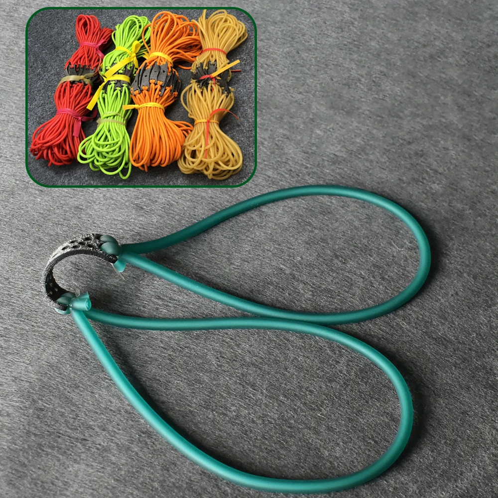 شريط مطاطي تقليدي للرماية لعام 1745، شريط مطاطي لمقلاع الصيد، ملحق كرة فولاذية للرماية في الهواء الطلق