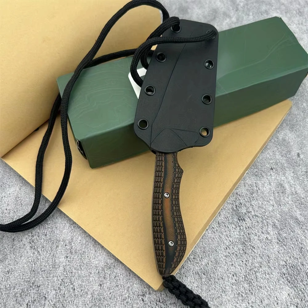 CR 2388 سكين شفرة مثبتة متينة 8Cr13Mov جيب شفرة مناسب للتخييم في الهواء الطلق والمشي لمسافات طويلة سكين يد متعدد المهام هدايا للرجال