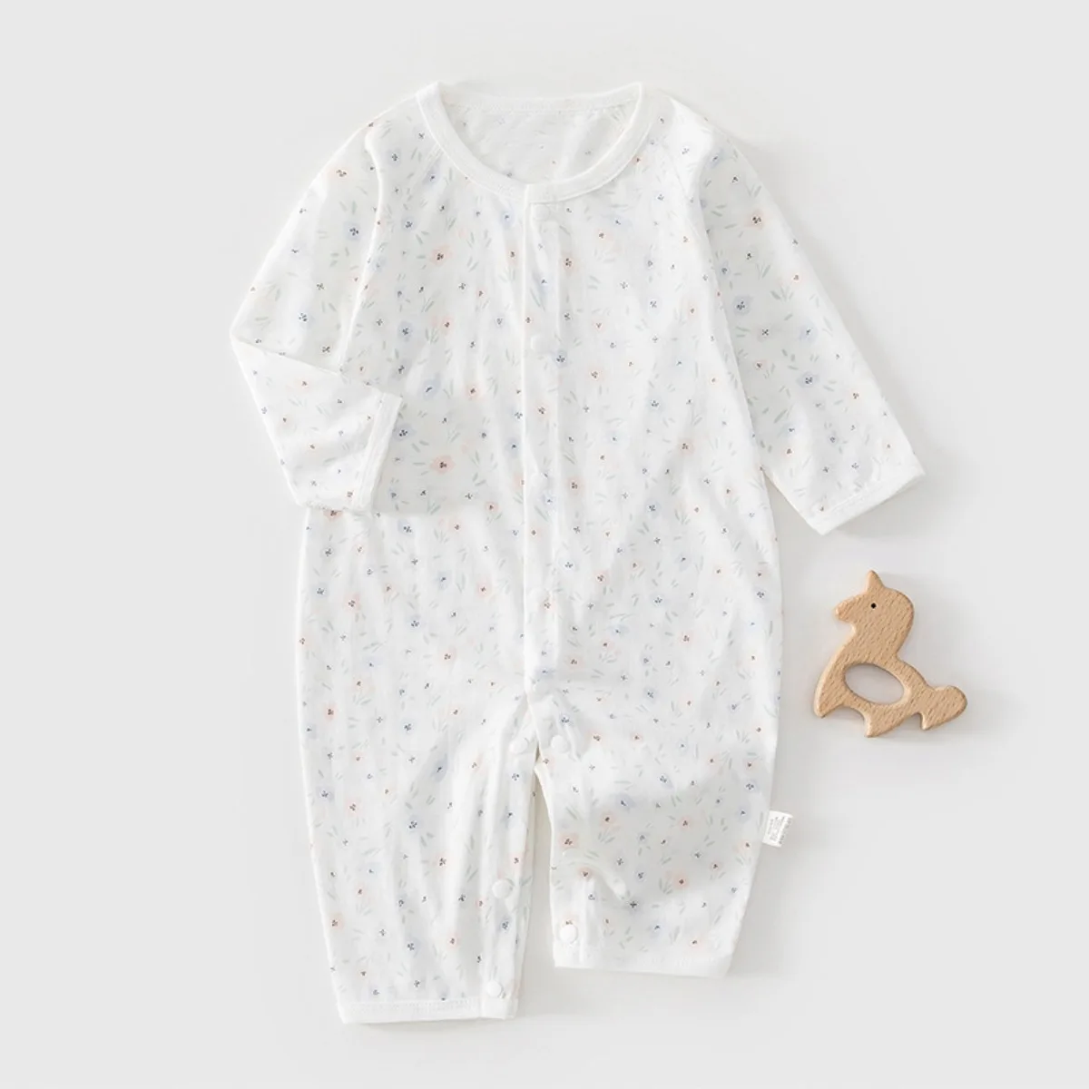 

New Arrival Baby Pure Cotton Breathable Romper 0-18M Newborns Spring Summer Bodysuit Infant Boy Girl Easy On Off Casual Jumpsuit