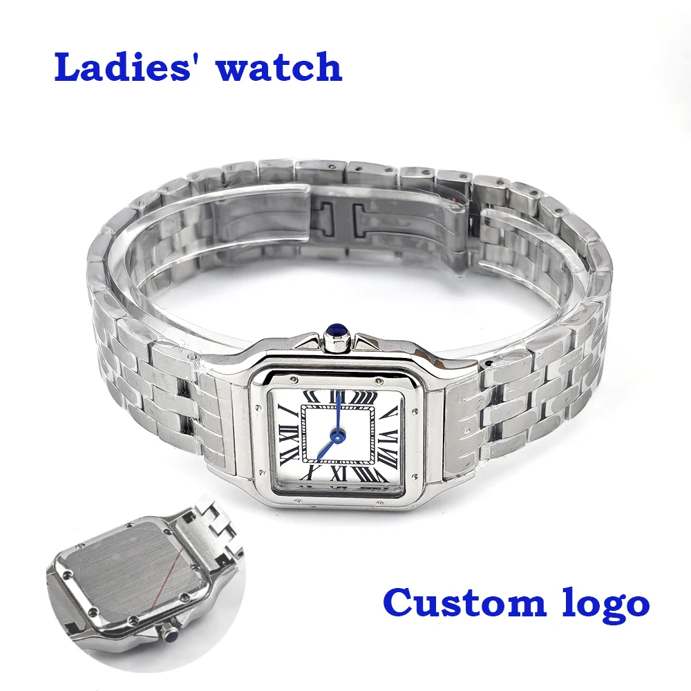 27mm VJ20 ladies' Square Watch High Quality Stainless Steel Watch Personalized Customized Watch VJ20 Japanese Movement Watch