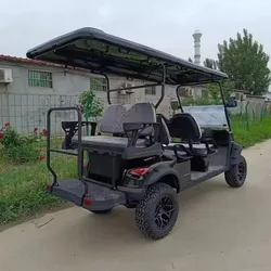 4人用電動ゴルフカート,4席スクーター,緑色の電気自動車,中国の旅行,48V,5kw