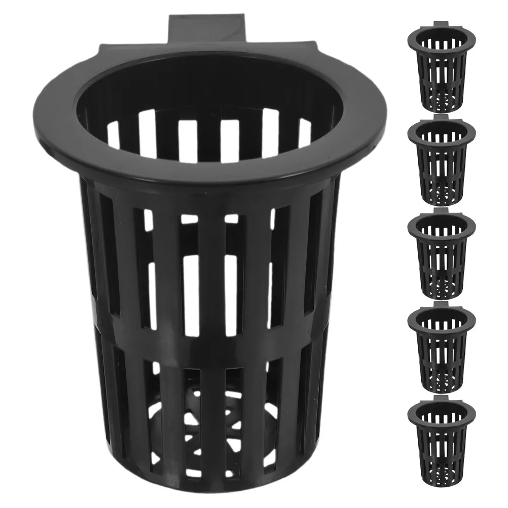 6Pcs Hanging Wall Flower Basket Hydroponic Growing Basket for Fish Tank Aquatic Plants Vertical Gardening Decorative Plant