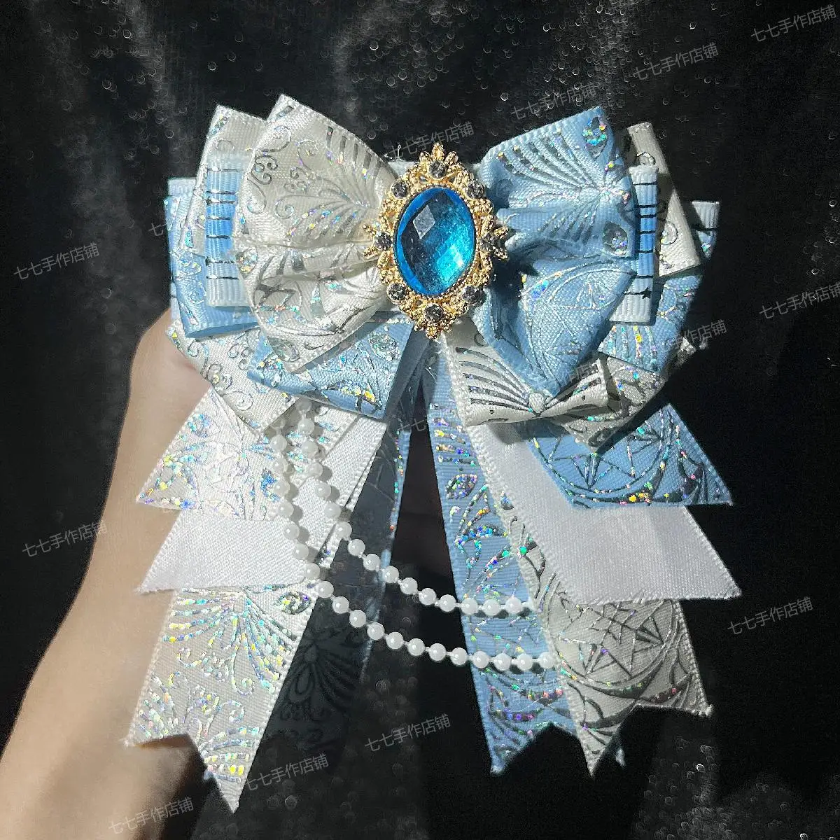 

Ribbon Bow Pendant,ita bag Charm, Lolita Manga waifu Birthday Present,Light Stick bow Cheerful fan Character Goods Accessories