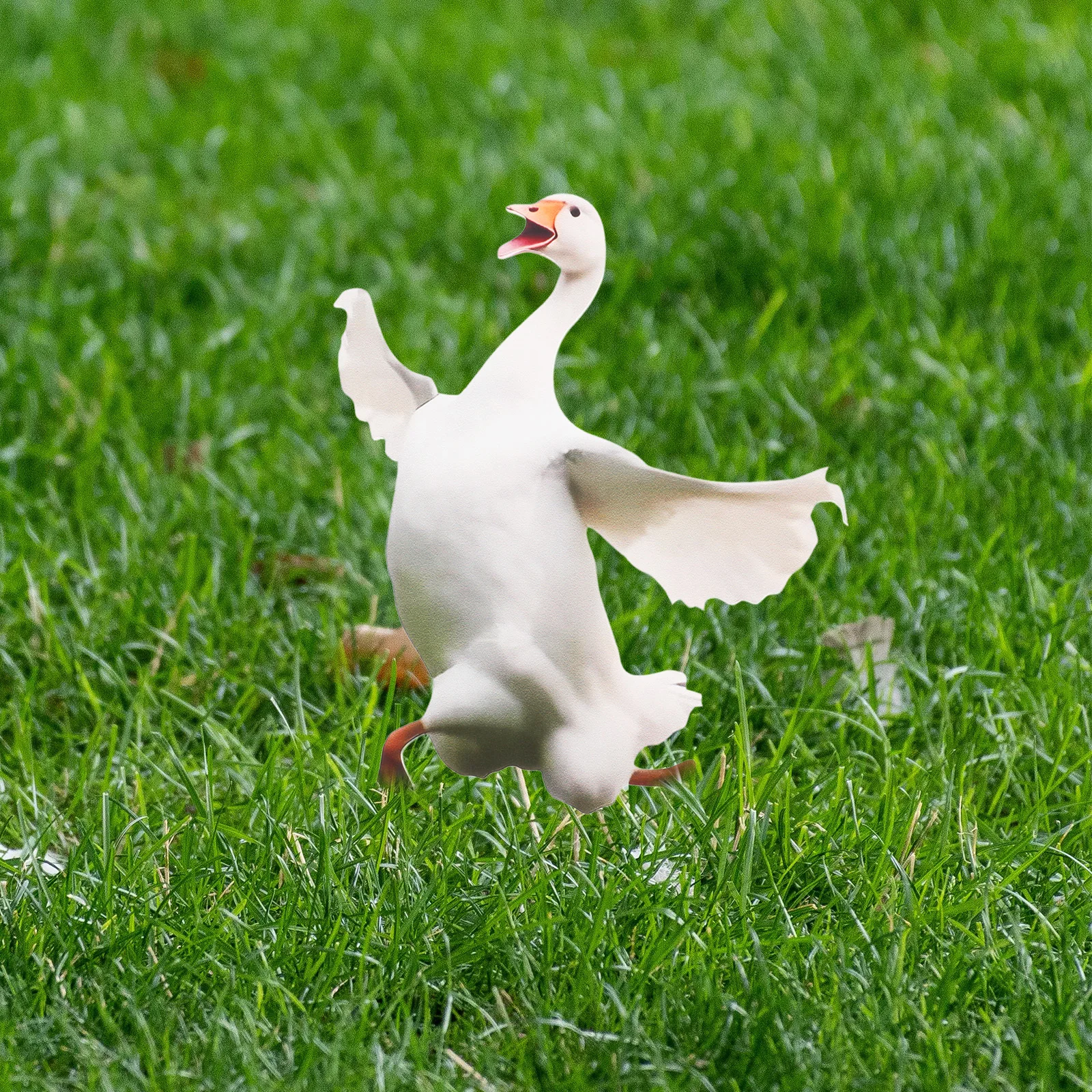 

Whimsical Goose Yard Art Sturdy Acrylic Animal Garden Stake for Patio Lawn Outdoor Decoration Duck Statue Goose Garden Sculpture