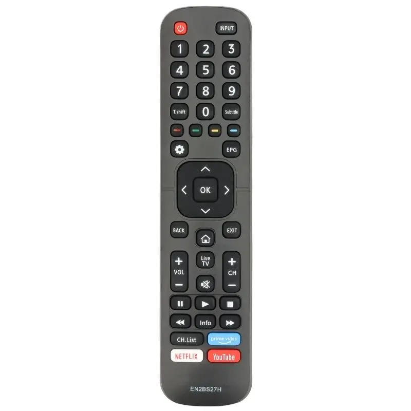 

For EN2BS27H Hisense-Smart-TV-Remote-Control-Replacement With Netflix PrimeVideo YouTube Buttons, For Hisense Smart TV 43A7100F