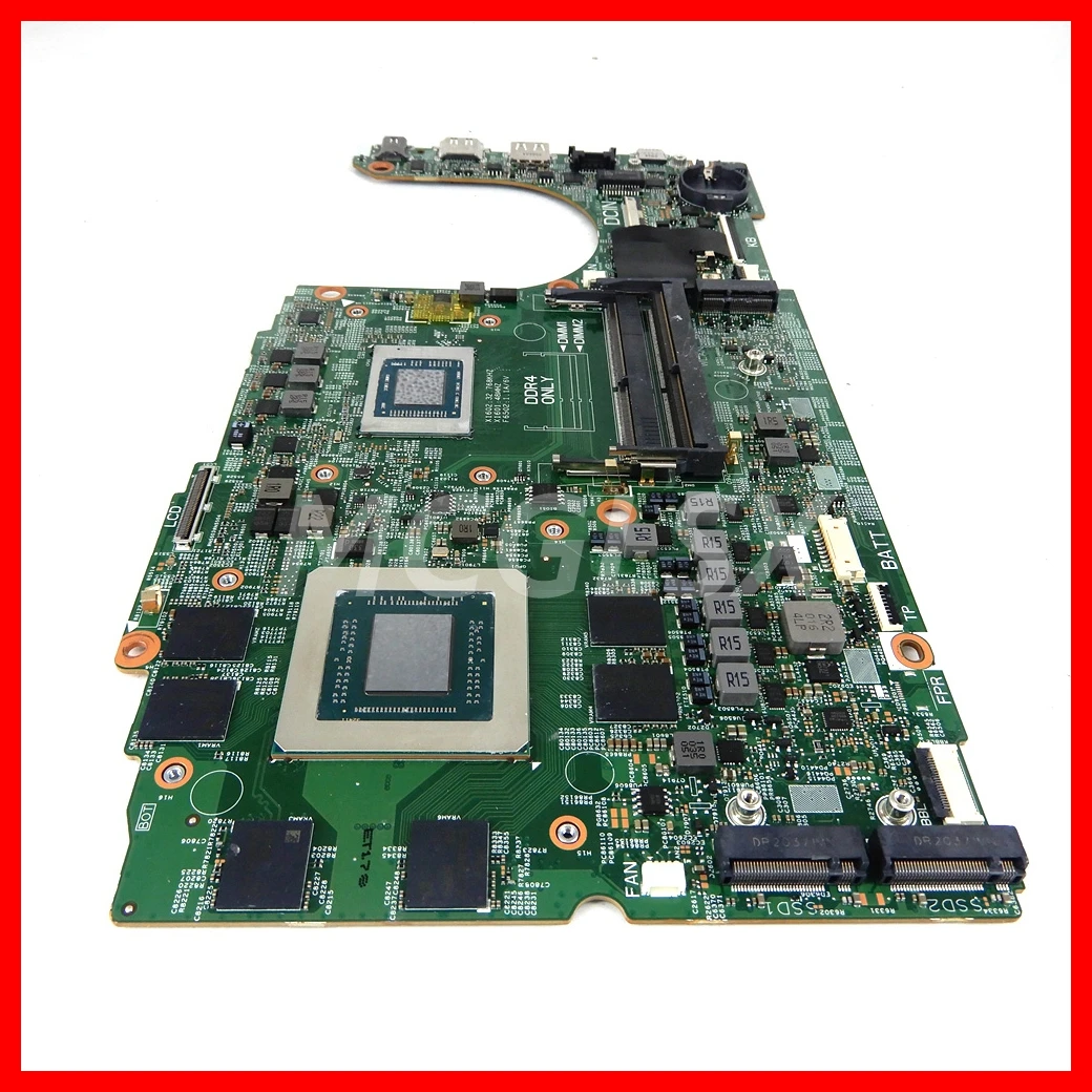 Imagem -05 - Placa-mãe do Portátil para Dell g5 se 5505 198021 Placa-mãe com R54600h R7-4800h Cpu Rx5600m-v4g Gpu 100 Testado ok