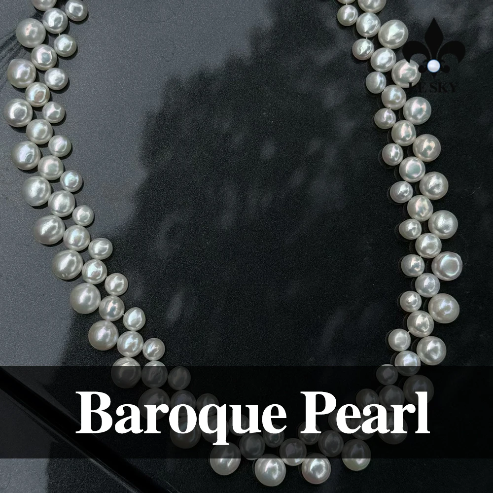 

Real Natural Freshwater Pearl Beads AAA+ White Pearl Loose Spacer Beaded for Making DIY Jewerly Necklace Bracelet 6mm 7mm 8.5mm