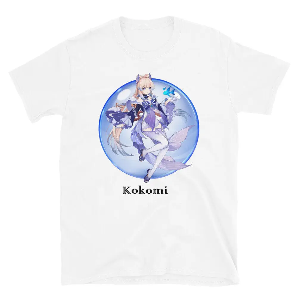 Kokomi Genshin Impact Full Body Short-Sleeve Unisex T-Shirt Sz S M L XL 2XL 3XL