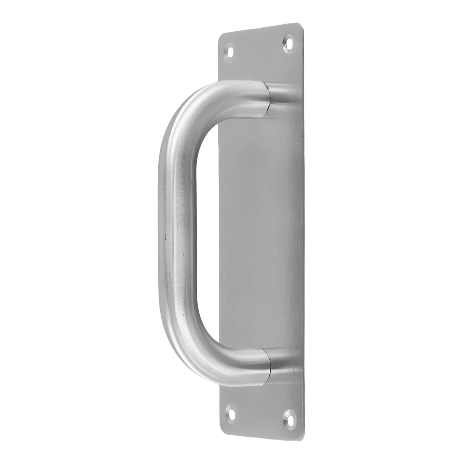 Manija de estilo moderno para puerta corredera, soporte resistente de acero inoxidable, armario negro de Granero para puerta, herrajes para inodoro