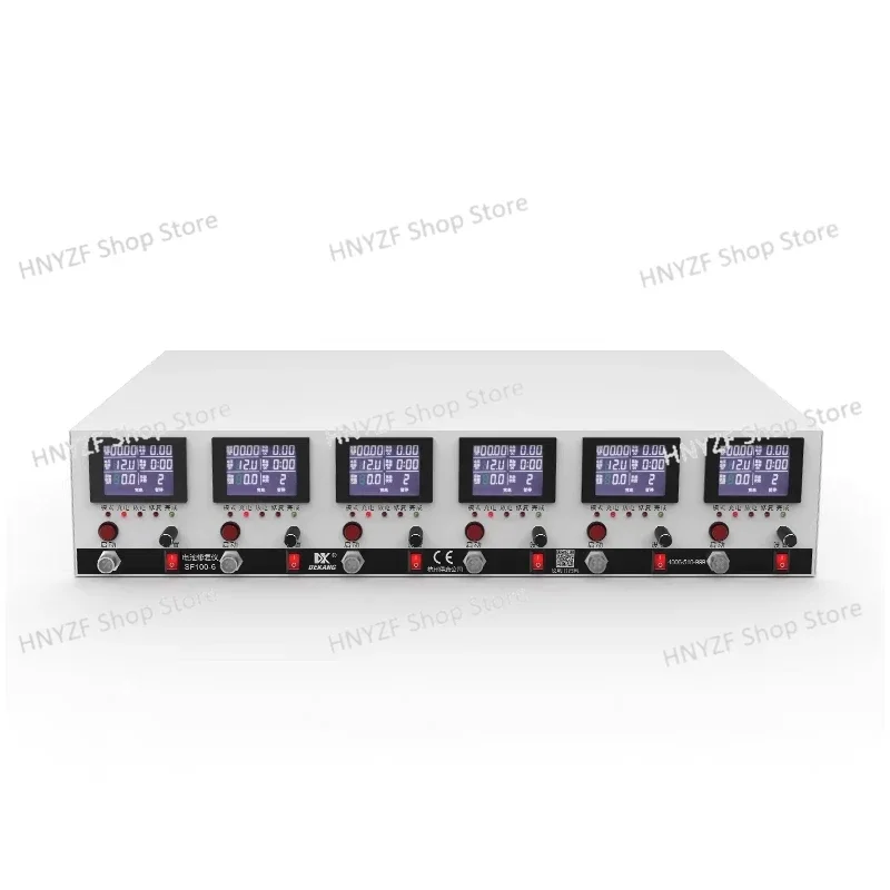 Intelligent battery detector NIMH lead-acid battery capacity test repair 6-way charging and discharging SF100