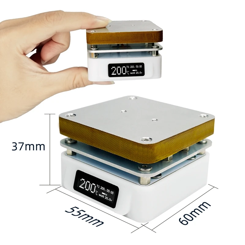 1Set Adjustable Heating Soldering Station PCB Preheating Station Support PD/DC Power Supply