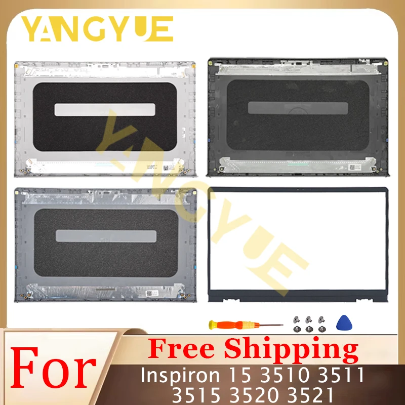 

Repalce Cover For Inspiron 15 3510 3511 3515 3520 3521 LCD Screen Back Cover Front Bezel Hinges Palmrest Lower Bottom Case