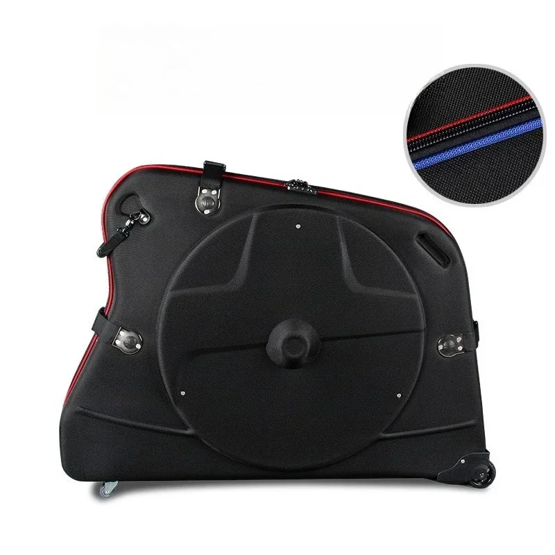 Hard shell bicycle loading box, road car packing universal wheel check box