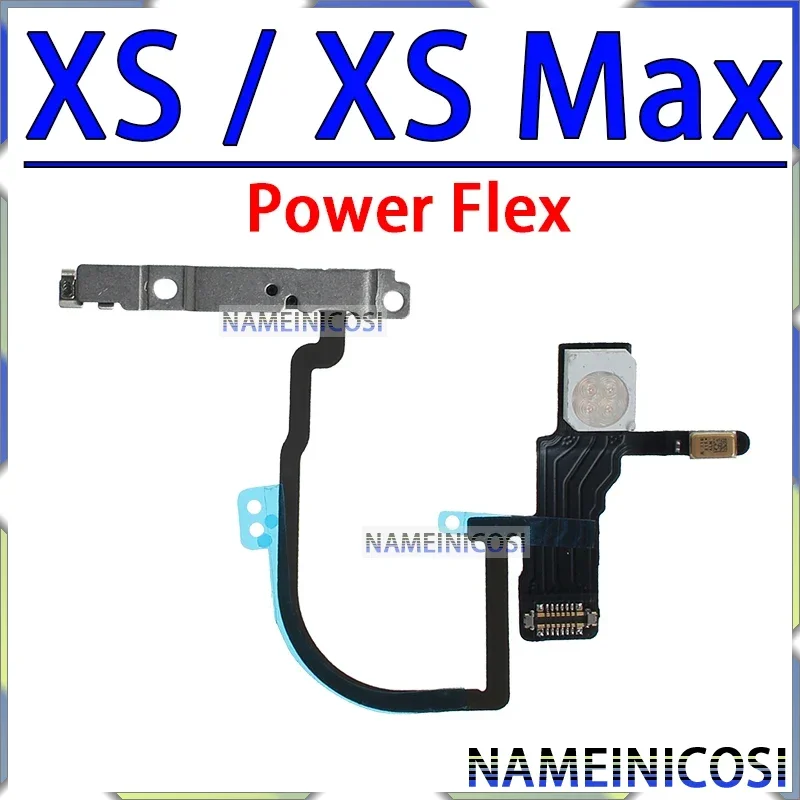 Power On Off Volume Flex for IPhone 12 X Xr Xs 11 Pro Max Mini Switch Side Button Key Ribbon Silent Mute Flex Cable