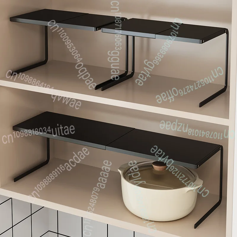 

Кухонный стеллаж для хранения, стеллаж, органайзер для шкафа под раковиной, регулируемый многоуровневый разделитель для специй, столешница, экономия места