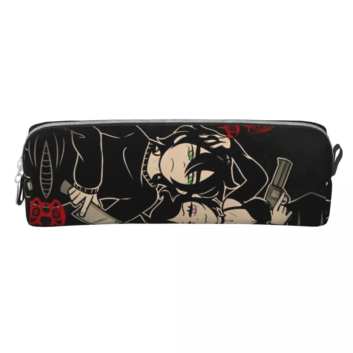 Cute Ashley And Andrew The Coffin Of Andy And Leyley Pencil Case Square Pencil Bag Boy Girl Lovely Large School Pencil Cases