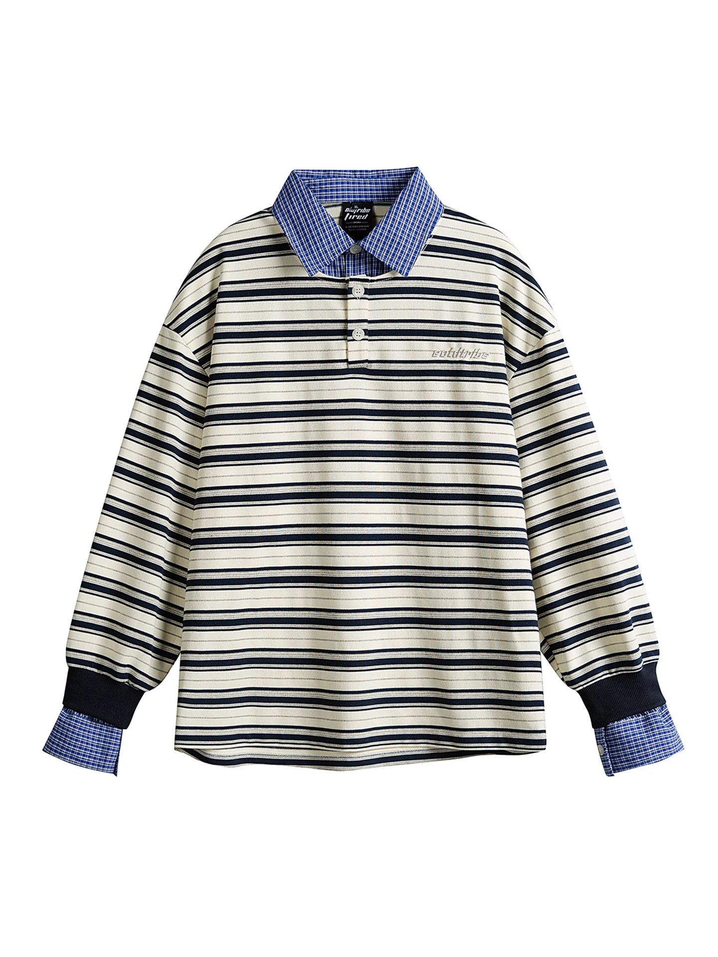 

Американская ретро-футболка в полоску с лоскутным узором, с длинным рукавом, повседневная, весенняя, новая модель, парные футболки, свободный крой, смесь полиэстера и хлопка