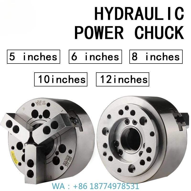 

Полый патрон для токарного станка с ЧПУ, 3-кулачковый токарный патрон, прочный, хорошее качество, пластина токарного патрона, гидравлический, высокая скорость