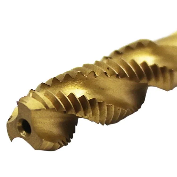 M3/-M4/M5/M6/M8 Titanium Gecoate Schroefdraad Kraanboor Metrische Hss Spiraal Gecanneleerd Machine Schroefkraan Spiraal Puntige Kranen