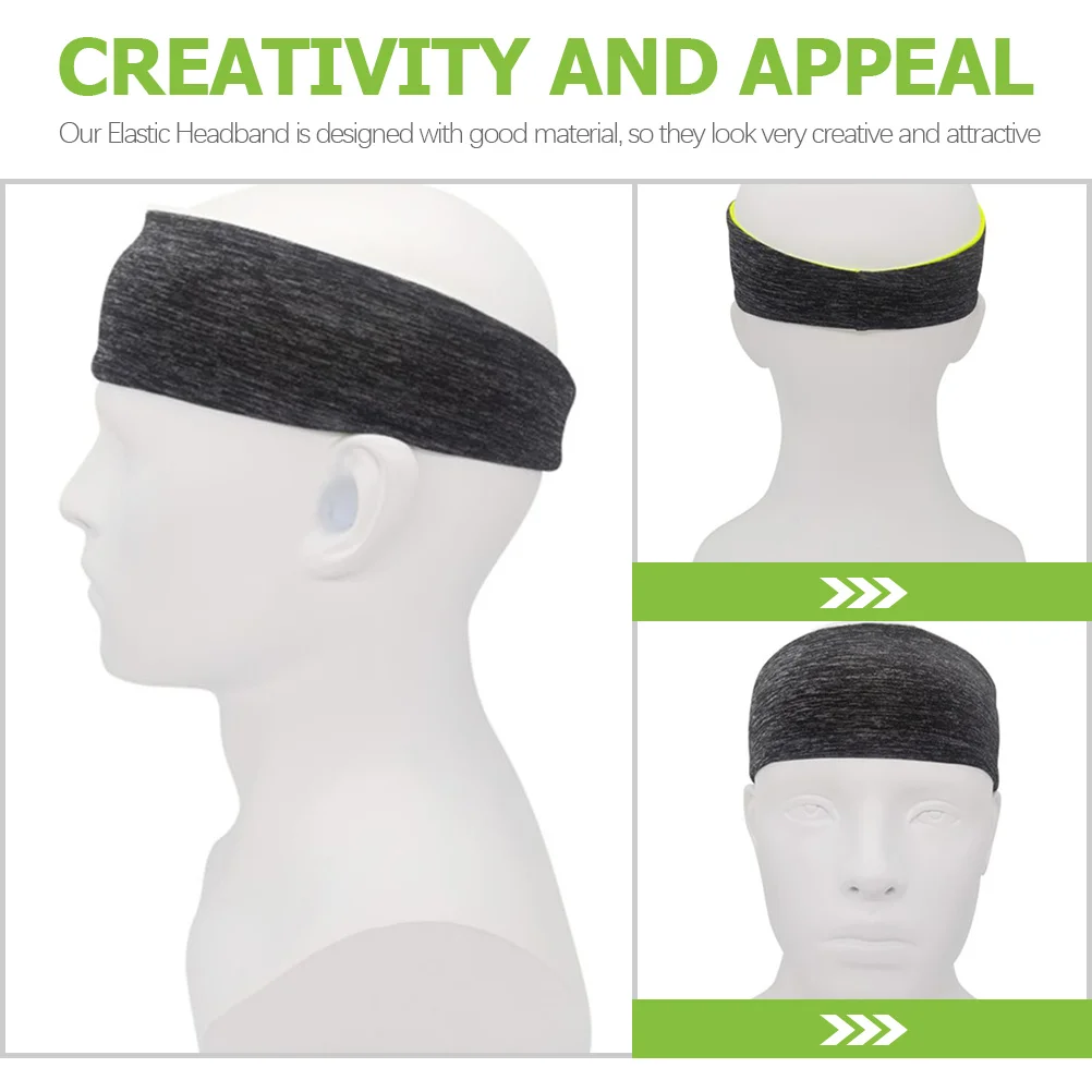 

1pc Elastic Headband Sweat Running Headbands Absorbing Fitness Running Yoga Sports Headband Unisex Workout Accessory