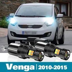 2pcs LED Dual Mode Turn Signal+Daytime Running Light DRL Canbus For Kia Venga Accessories 2010-2015 2011 2012 2013 2014