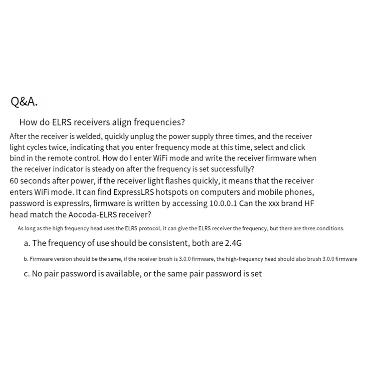 AT-For Aocoda ELRS 2.4GHz Receiver 500MW 20DBm Remote Control Model UAV Receiver for FPV RC Drone