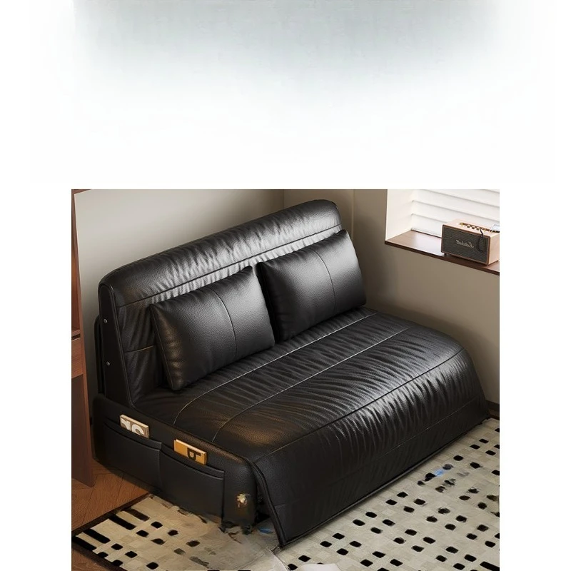 Electric voice sofa bed study multi-function foldable dual-purpose single living room
