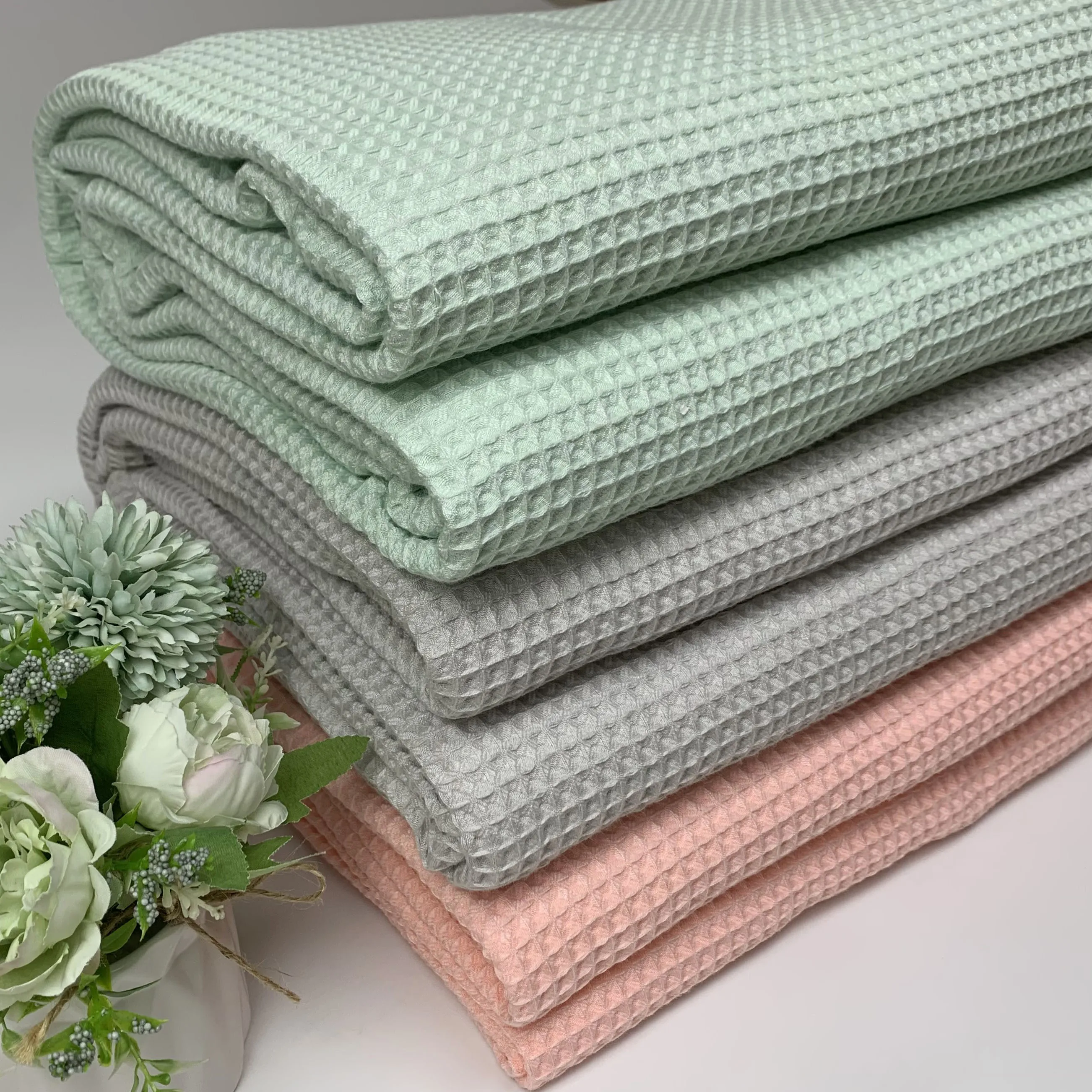 100% Linen Throw Blanket for Adults Soft Light WeightThrow Blanket Decorative Gauze Blanket with Tassel for Bed, Sofa, Chair
