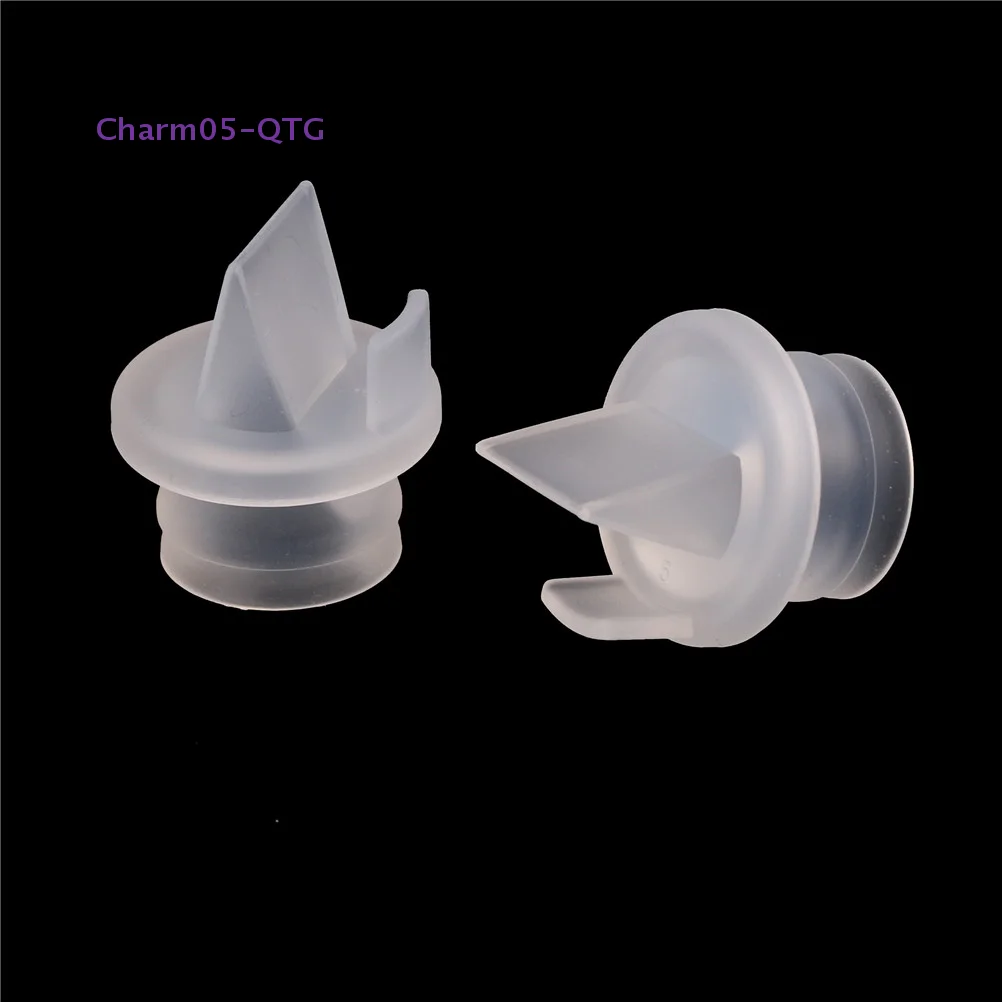 

HOT! 2PCS Duckbill Valve Breast Pump Parts Silicone Baby Feeding Nipple Pump