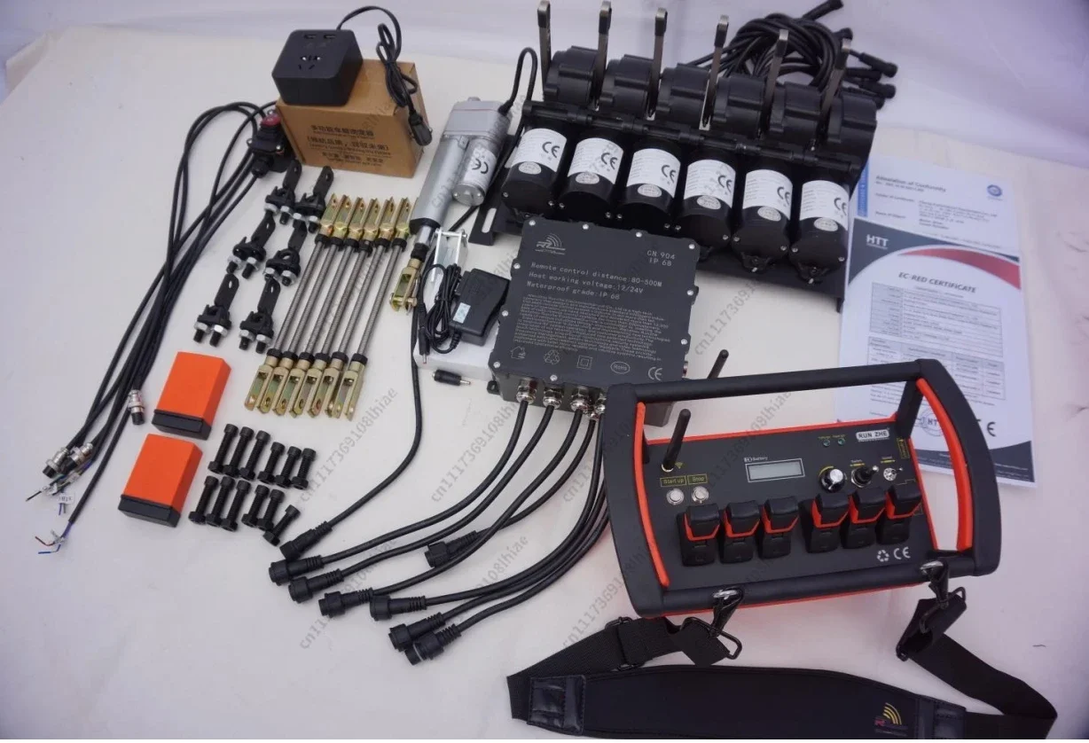 6 Joystick Proportional Wireless Remote Control Clutch Motor Crane Hydraulic Valve Remote Controller