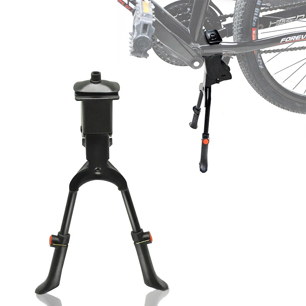 1 PC Bicycle Double Side Kickstand For 26-29 Inch Mountain Bike Adjustable Snow Bike Stand Bicycle Accessories