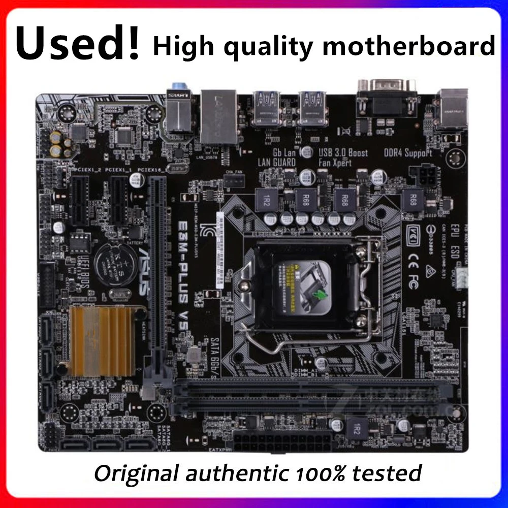 

Used For Asus E3M-PLUS V5 Desktop Motherboard Socket LGA 1151 DDR4 C232 SATA3 USB3.0 Motherboard